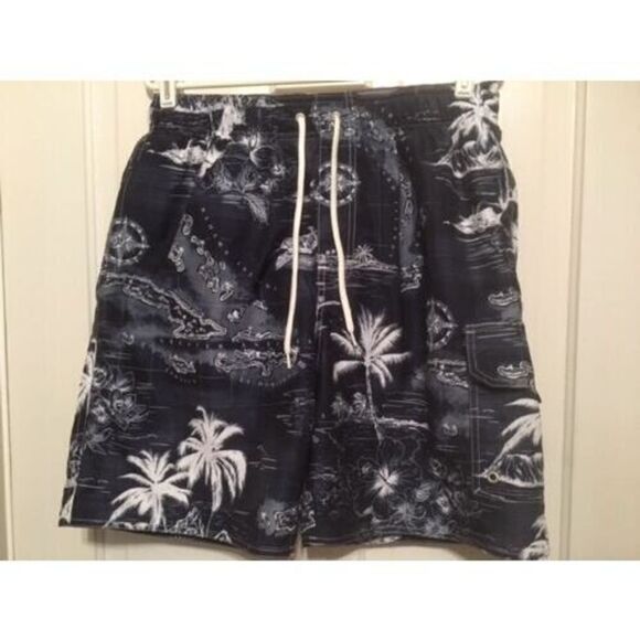 CROFT & BARROW SIZE MEDIUM SWIM TRUNKS - Picture 1 of 3